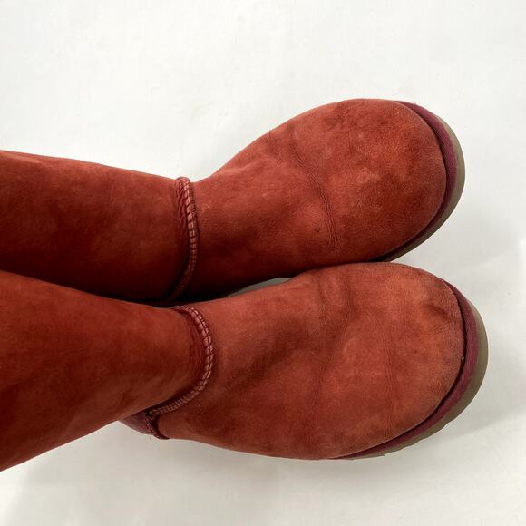 UGG Australia pink sherpa lined bow boots - Picture 3 of 8